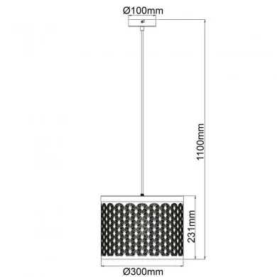 Suspension NEOLIA 1x40W E27 Noir doré BRI_99281_86 99281_86 Suspension NEOLIA 1x40W E27 Noir doré BRILLIANT 99281_86