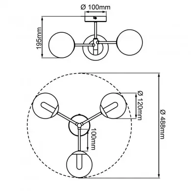 Plafonnier Salle de Bain GITSE 3x20W G9 Doré mat BRI_99306_16 99306_16 Plafonnier Salle de Bain GITSE 3x20W G9 Doré mat BRILLIANT 99306_16