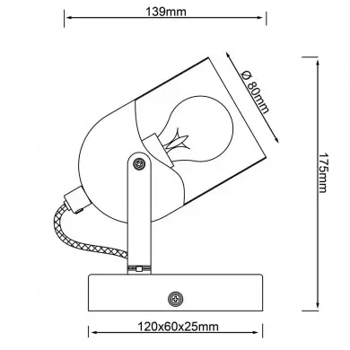 Applique TRONTE 1x28W E14 Or-noir-bois BRI_99795_86 99795_86 Applique TRONTE 1x28W E14 Or-noir-bois BRILLIANT 99795_86