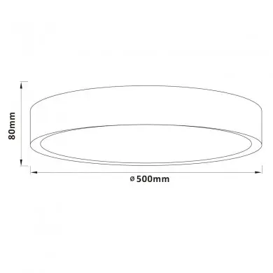 Plafonnier SLIMLINE 36W LED Bois clair-blanc BRI_G80570A75 G80570A75 Plafonnier SLIMLINE 36W LED Bois clair-blanc BRILLIANT G80570A75