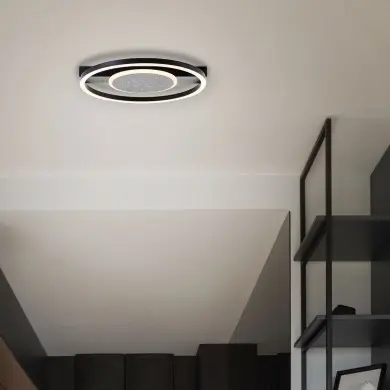 Plafonnier RENO 26W LED Noir BRILLIANT G92996A06