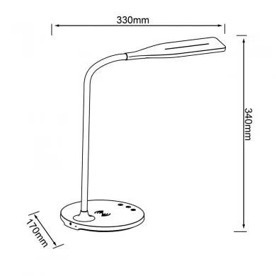 Lampe JONI 4,5W LED Blanc BRI_G93101_05 G93101_05 Lampe JONI 4,5W LED Blanc BRILLIANT G93101_05