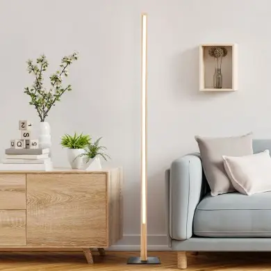 Lampadaire ARION 14W LED Noir-bois BRI_G99069_76 G99069_76 Lampadaire ARION 14W LED Noir-bois BRILLIANT G99069_76