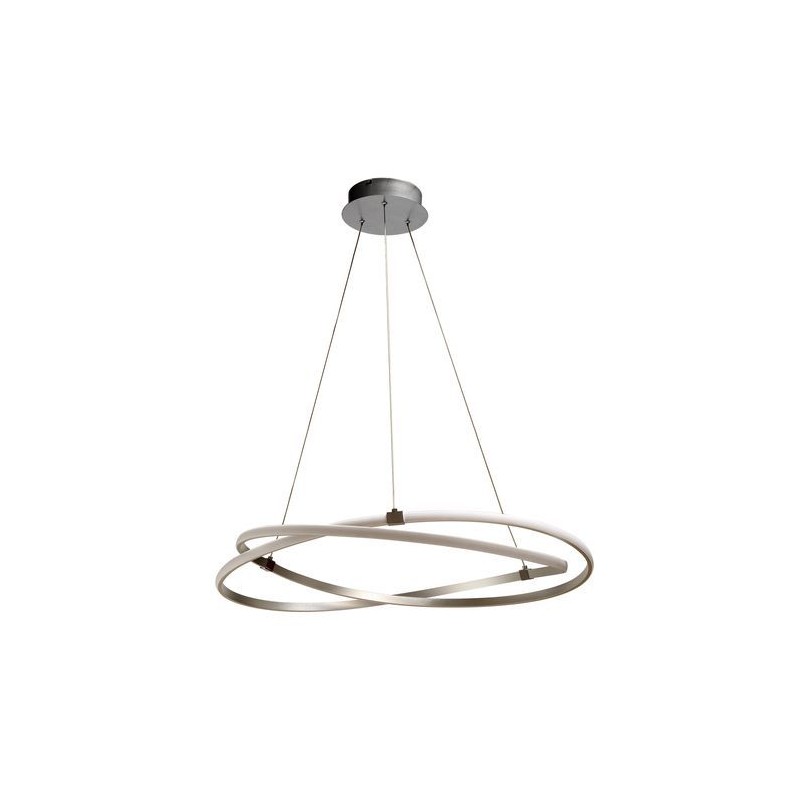 Suspension INFINITY Argenté Chromé LED 1x42W MANTRA 5380