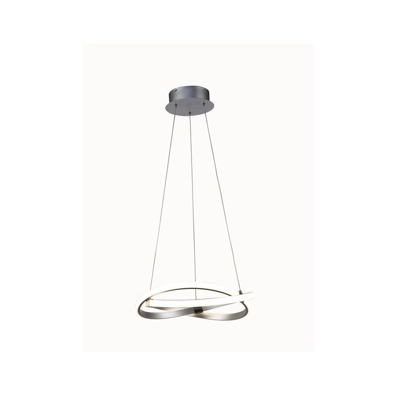 Suspension INFINITY Argenté Chromé  LED 1x30W MANTRA 5384