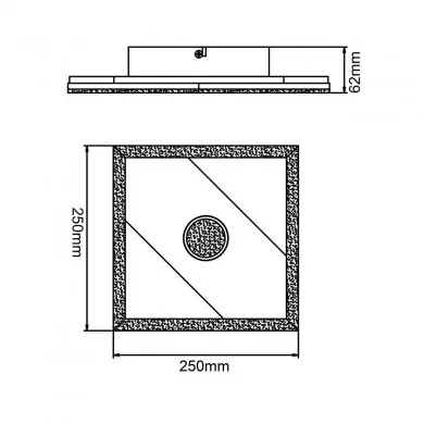 Plafonnier WOODBRIDGE 18W LED Noir-bois BRI_G99755_76 G99755_76 Plafonnier WOODBRIDGE 18W LED Noir-bois BRILLIANT G99755_76