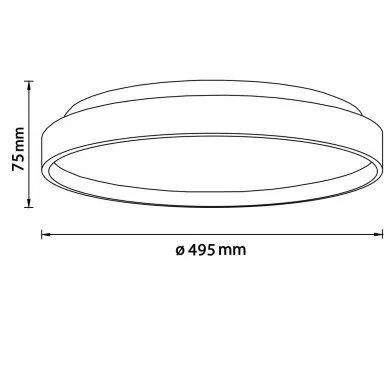 Plafonnier ALSON 32W LED Bois clair-blanc BRI_G99787_75 G99787_75 Plafonnier ALSON 32W LED Bois clair-blanc BRILLIANT G99787_75