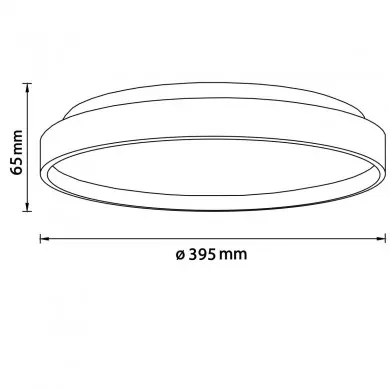 Plafonnier ALSON 26W LED Bois clair-blanc BRI_G99794_75 G99794_75 Plafonnier ALSON 26W LED Bois clair-blanc BRILLIANT G99794_75