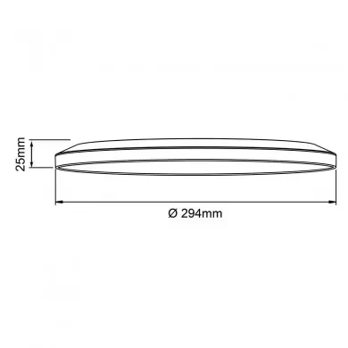 Plafonnier SORELL 18W LED Blanc Rond BRILLIANT G99878A05