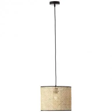 Suspension Rotin WILEY 1x60W E27 BRI_99090_09 99090/09 Suspension Rotin WILEY 1x60W E27 BRILLIANT 99090/09