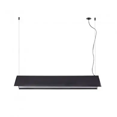 Suspension LUDOVICO 30W SMD LED 2700K fleuron encastrable Noir FARO 61107