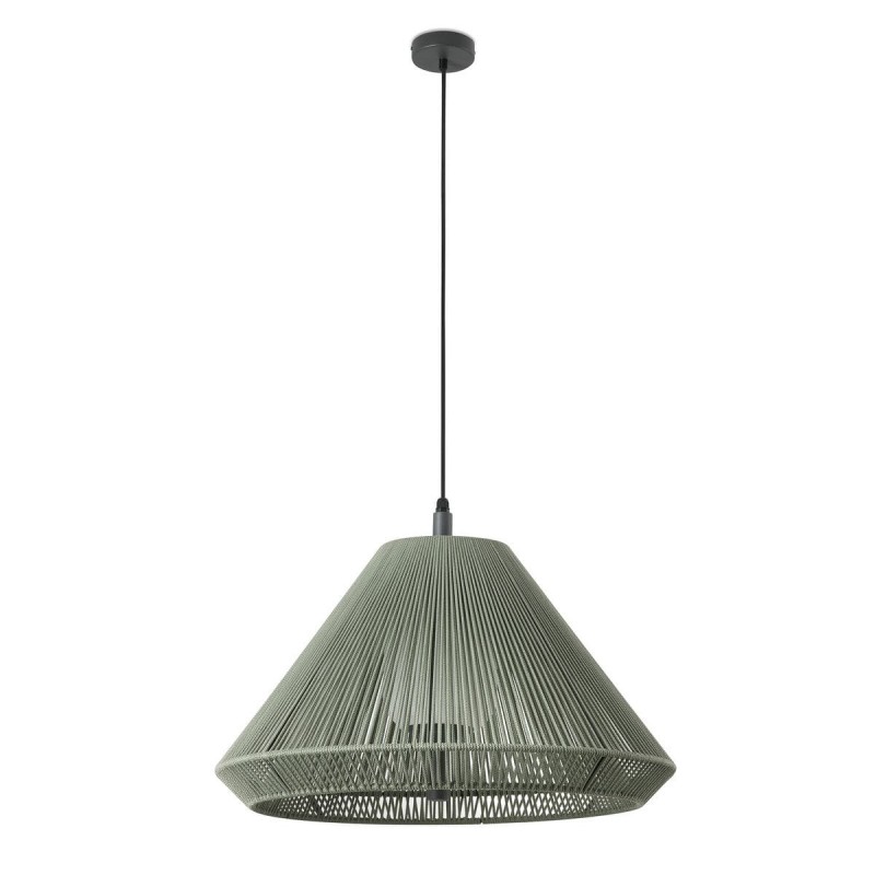 Suspension Extérieur SAIGON 1x15W E27 MAX Gris Foncé Opal Vert FARO 71579C-11