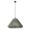Suspension Extérieur SAIGON 1x15W E27 MAX Gris Foncé Opal Vert FARO 71579C-11