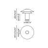 Lampe SHAN 1x15W E27 MAX Blanc FARO 20069