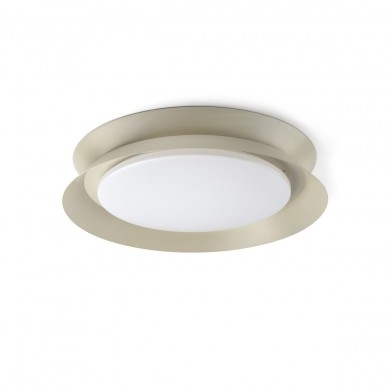 Plafonnier TENDER 24W Gris Clair Opal FARO 20092