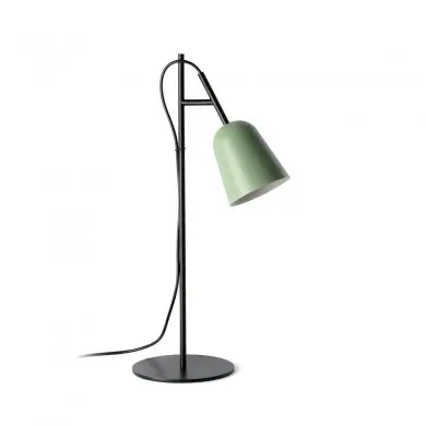 Lampe STUDIO 1x8 E14 MAX Noir Mat Vert FARO 28253