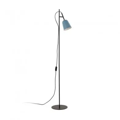 Lampadaire STUDIO 1x E14 MAX Noir Mat Bleu FAR_28271 28271 Lampadaire STUDIO 1x E14 MAX Noir Mat Bleu FARO 28271