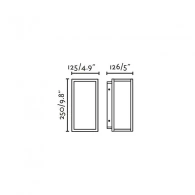 Applique Extérieur KELA 7W Noir FARO 70850