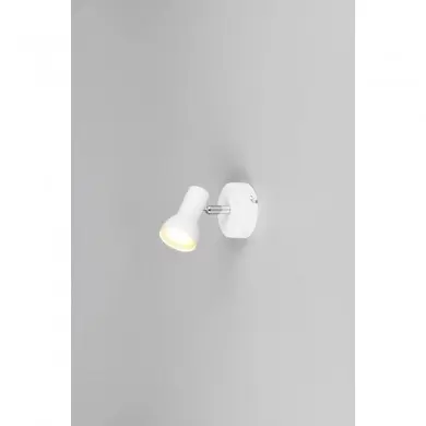 Applique murale CANTAR 1x4,9W GU10 Blanc mat TRI_R81791031 R81791031 Applique murale CANTAR 1x4,9W GU10 Blanc mat TRIO LIGHTING R81791031