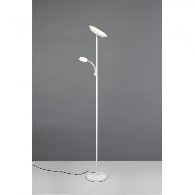 Lampadaire SPECTER 17W LED Blanc mat avec liseuse TRI_R47842131 R47842131 Lampadaire SPECTER 17W LED Blanc mat avec liseuse TRIO LIGHTING R47842131