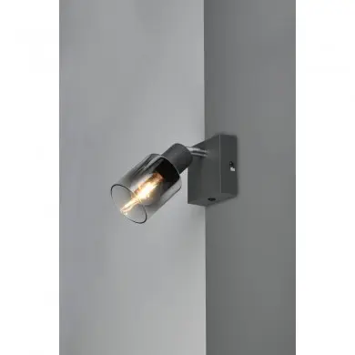 Applique murale CADIZ 1x4W E14 Anthracite TRIO LIGHTING R81781042
