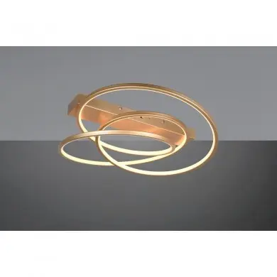 Plafonnier DARVIN 34W LED Or TRIO LIGHTING 649110179