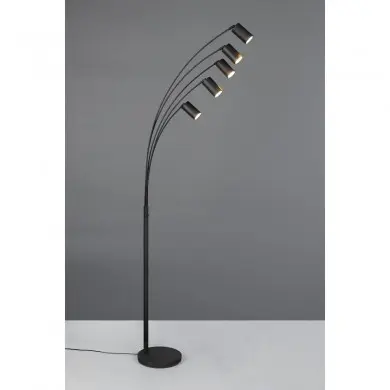 Lampadaire MARLEY 5x4,5W GU10 Noir mat TRI_412400532 412400532 Lampadaire MARLEY 5x4,5W GU10 Noir mat TRIO LIGHTING 412400532