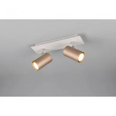 Plafonnier MARLEY 2x4,9W GU10 Café TRIO LIGHTING 802400265