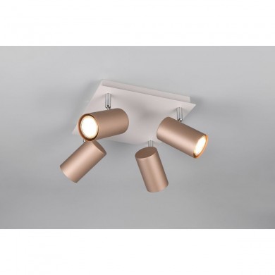 Plafonnier MARLEY 4x4,9W GU10 Café TRI_802430465 802430465 Plafonnier MARLEY 4x4,9W GU10 Café TRIO LIGHTING 802430465
