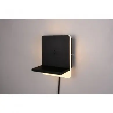 Applique FAIRFIELD 9W LED Noir mat TRIO LIGHTING 248670132