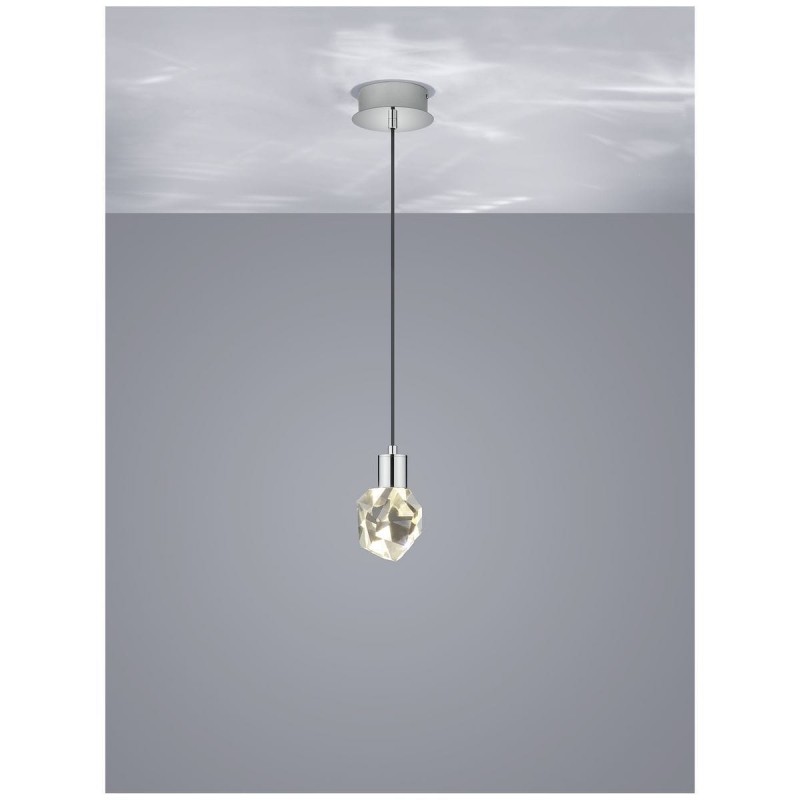 Suspension VERANO 5,5W LED Chrome TRIO LIGHTING 354510106