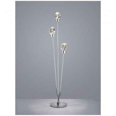 Lampadaire VERANO 3x6,5W LED Chrome TRIO LIGHTING 454510306