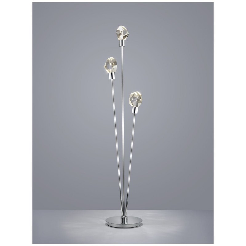 Lampadaire VERANO 3x6,5W LED Chrome TRIO LIGHTING 454510306