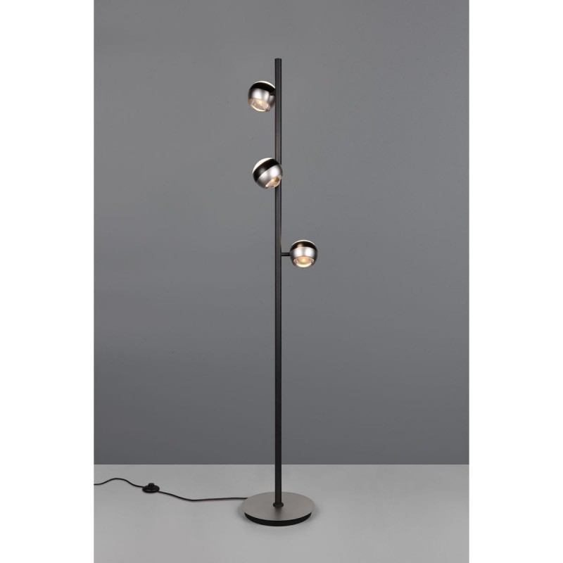Lampadaire ORBIT 3x8W LED Nickel mat TRIO LIGHTING 444410307