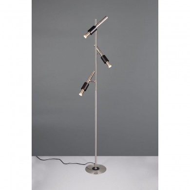 Lampadaire IKARIS 3x8W LED Nickel mat TRIO LIGHTING 455310307