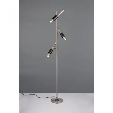 Lampadaire IKARIS 3x8W LED Nickel mat TRIO LIGHTING 455310307