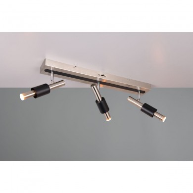 Plafonnier IKARIS 3x8W LED Nickel mat TRIO LIGHTING 855310307