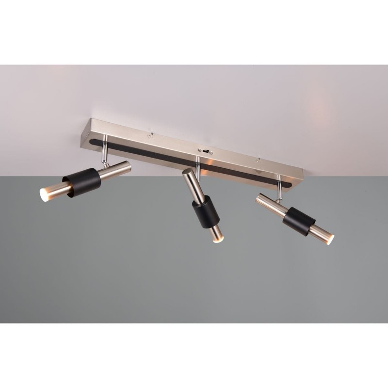 Plafonnier IKARIS 3x8W LED Nickel mat TRIO LIGHTING 855310307