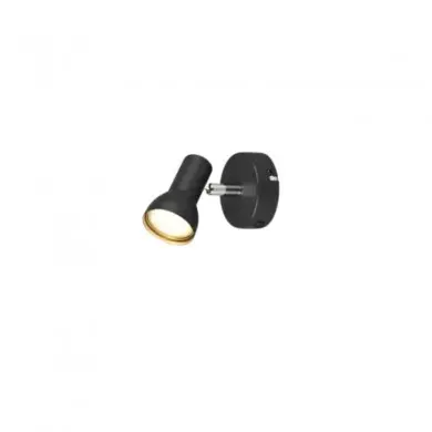 Applique murale CANTAR 1x4,9W GU10 Noir mat TRIO LIGHTING R81791032