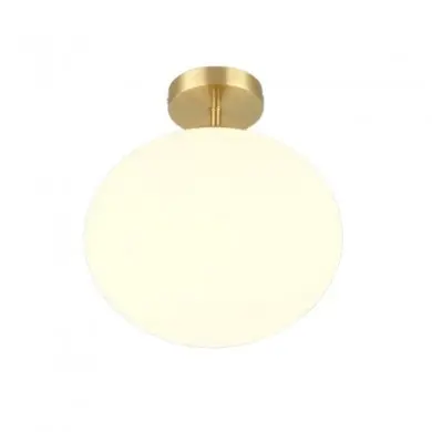 Plafonnier FOMENTO 1x8,5W E27 Laiton mat TRIO LIGHTING 663100108