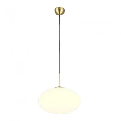 Suspension FOMENTO 1x8,5W E27 Laiton mat D40 TRIO LIGHTING 363190108