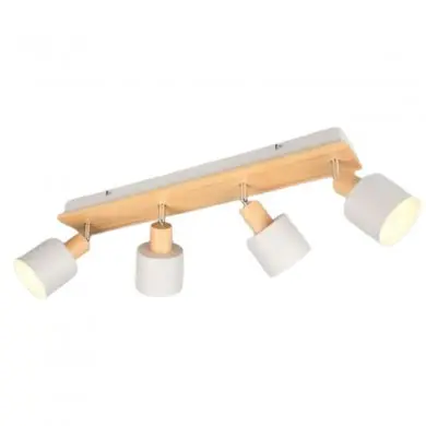 Plafonnier SHANTI 4x4W E14 Gris chaud TRIO LIGHTING 862700476