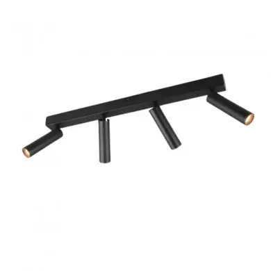 Plafonnier AMBALA 4x5,5W LED Noir mat TRIO LIGHTING 849210432