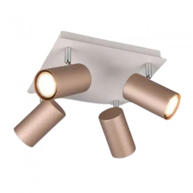 Plafonnier MARLEY 4x4,9W GU10 Café TRI_802430465 802430465 Plafonnier MARLEY 4x4,9W GU10 Café TRIO LIGHTING 802430465