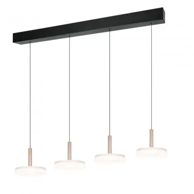 Suspension CELESTE 4x7,5W LED Café TRIO LIGHTING 354910465