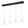 Suspension CELESTE 4x7,5W LED Café TRIO LIGHTING 354910465