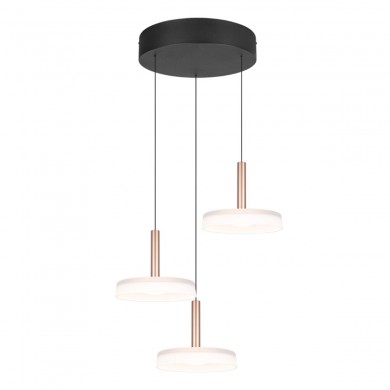 Suspension CELESTE 3x7,5W LED Café TRIO LIGHTING 354930365