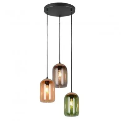 Suspension CORK 3x7W E27 Multicolore TRIO LIGHTING 364630317