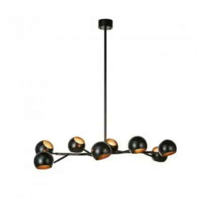 Suspension EDGAR 8x40W E14 Noir MARKSLOJD 108852