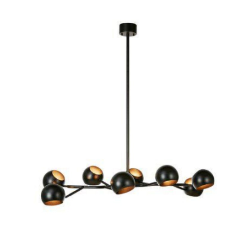 Suspension EDGAR 8x40W E14 Noir  108852